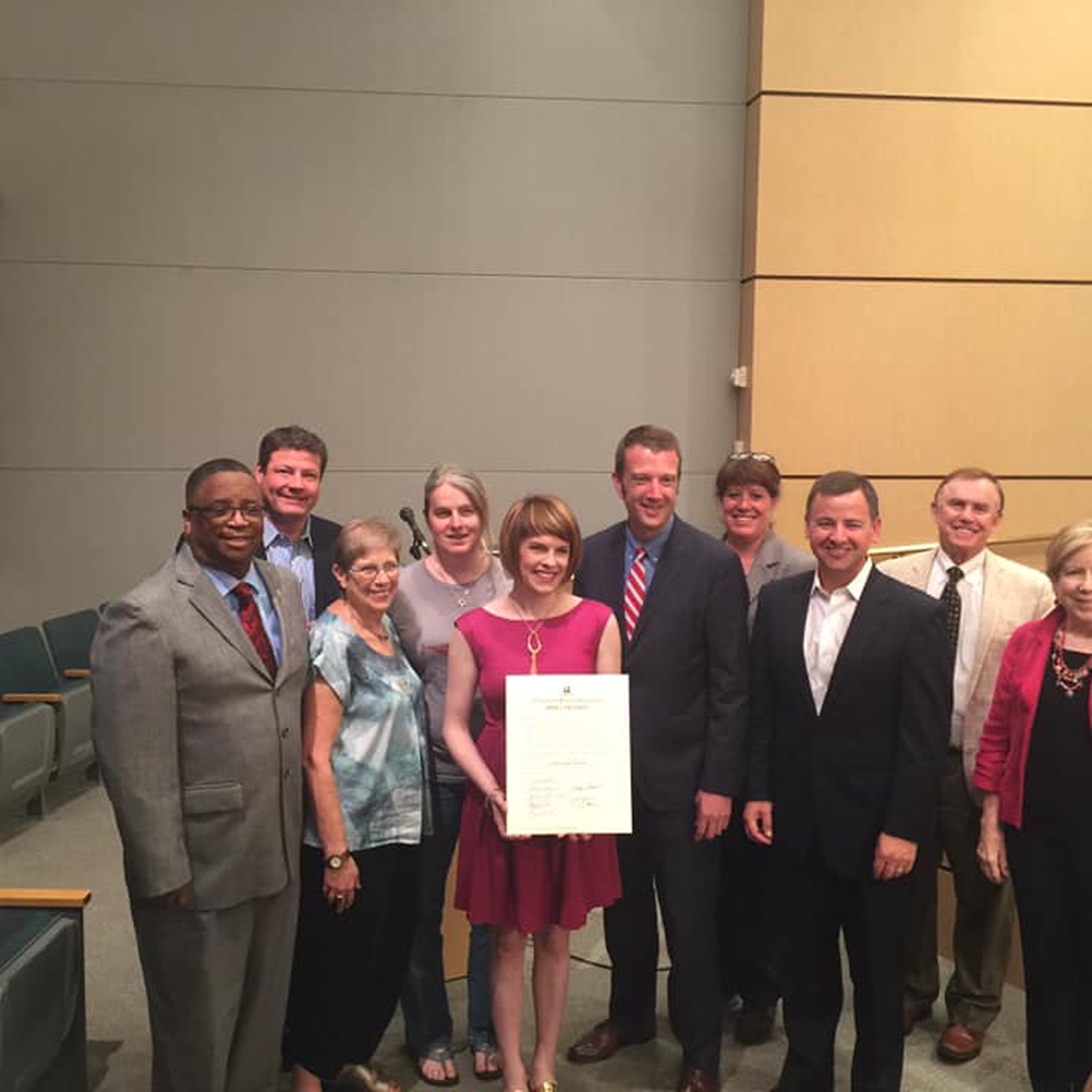 King County Council awards GJL a declaration for Trans Pride, 2016